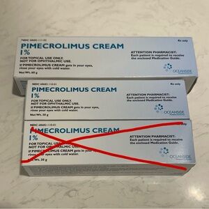 Pimecrolimus Cream 1% (Generic Elidel)